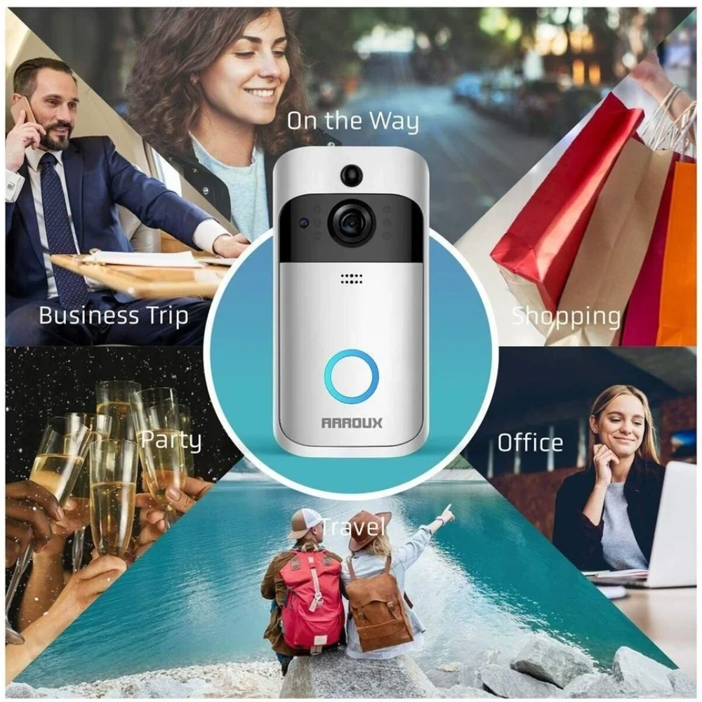 Wireless Smart WiFi Video Doorbell Camera